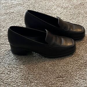 Clarks Women's Dark Leather Loafers